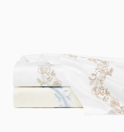 SFERRA Isabella Embroidered Flat Sheet