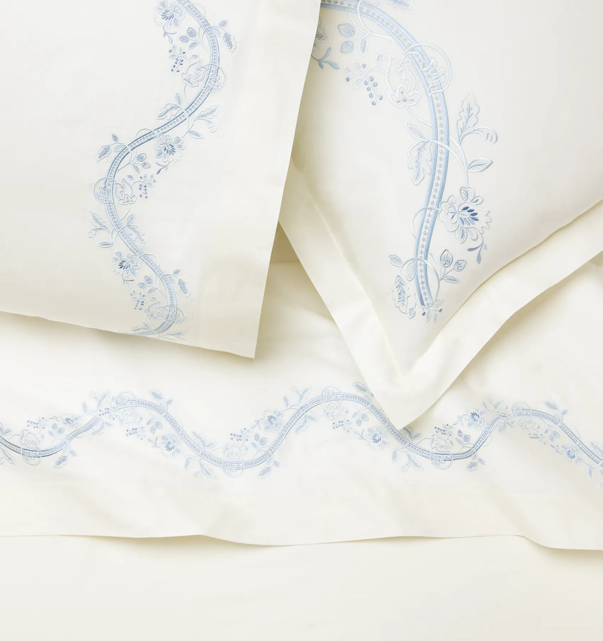 SFERRA Isabella Embroidered Flat Sheet - view 2