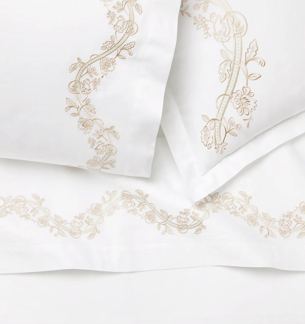SFERRA Isabella Embroidered Flat Sheet - view 5