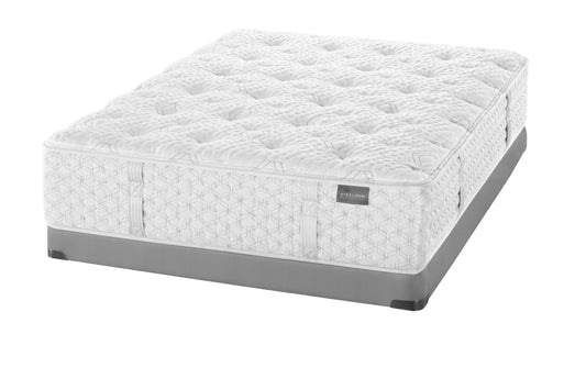 Gray mattress on a white background