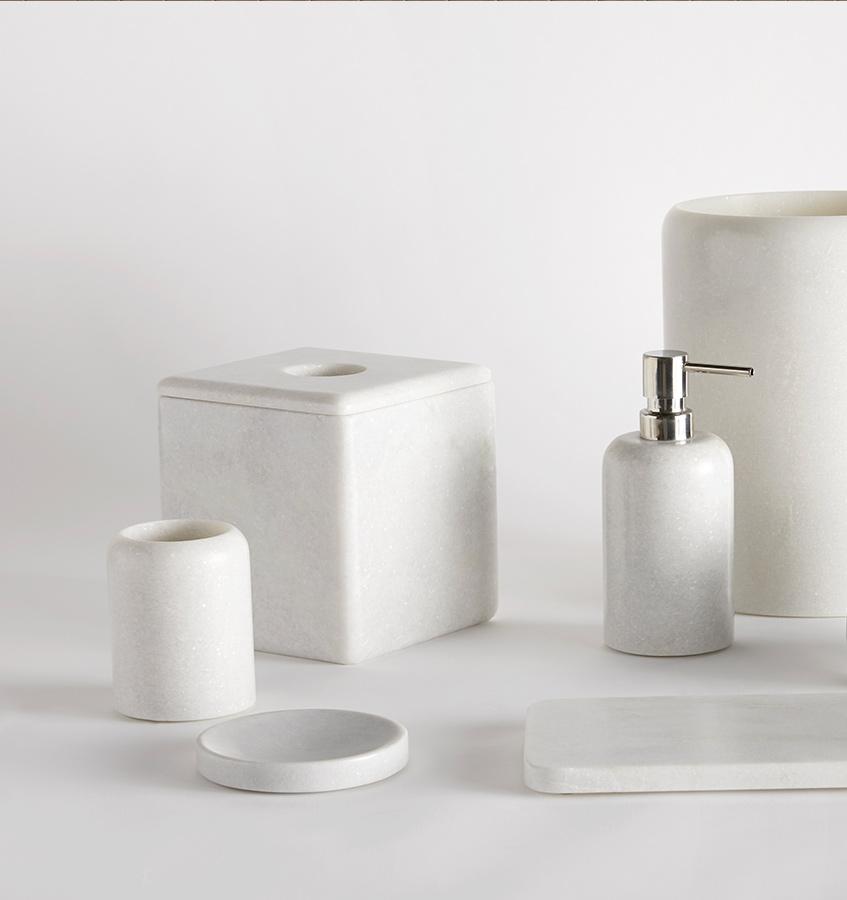 SFERRA Velina Marble Soap Dish - view 2