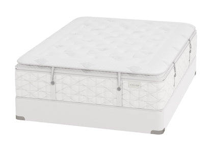 Aireloom Luxury Pad mattress topper shown on an Aireloom Luxetop mattress