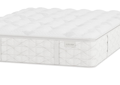 Colchón Aireloom Preferred Timeless Odyssey Luxetop M2 Luxury Firm, detalle de la esquina
