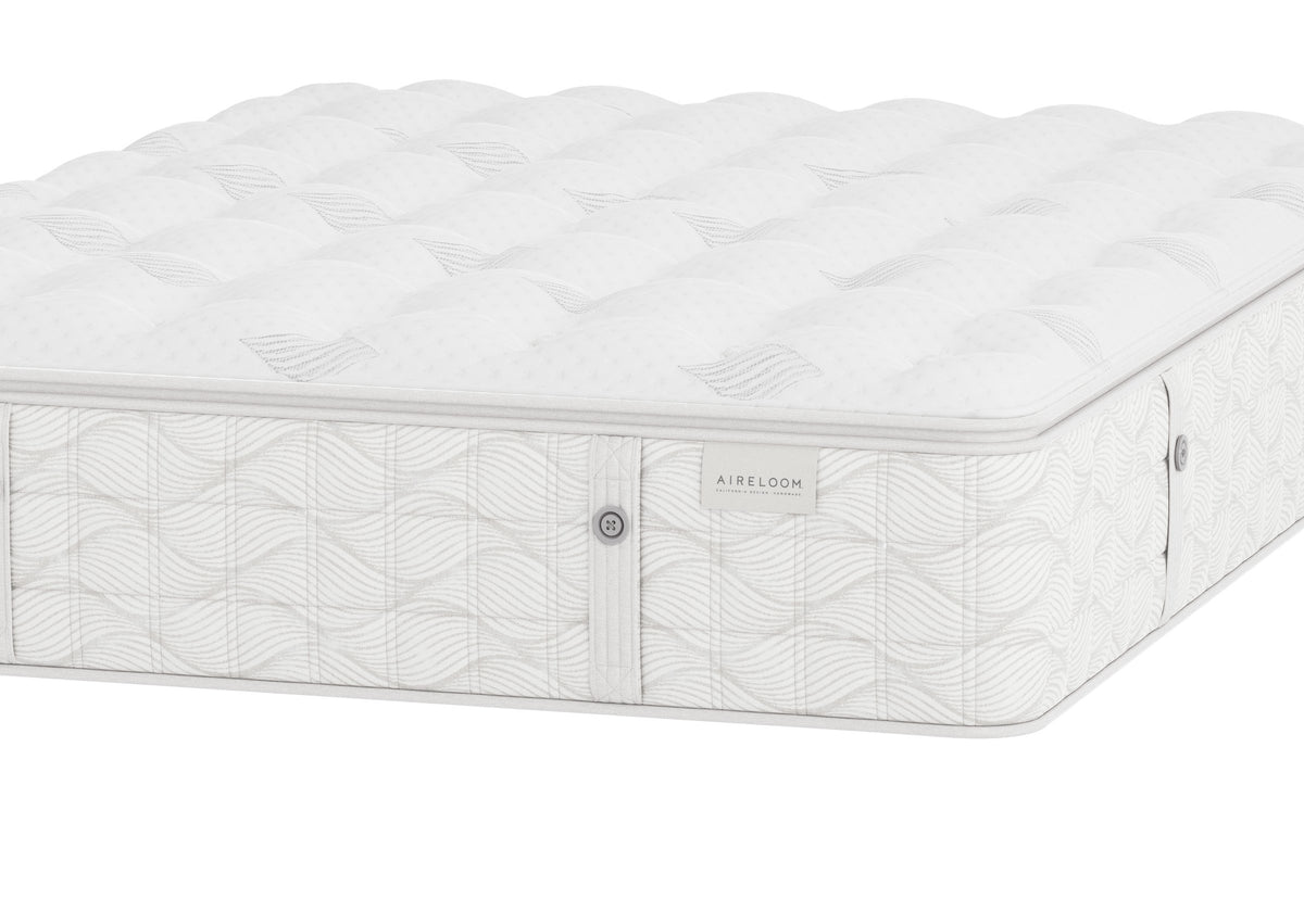 Colchón Aireloom Preferred Timeless Odyssey Luxetop M2+ Plush, detalle de la esquina