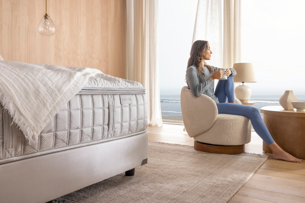 Colchón Aireloom Preferred Timeless Odyssey Luxetop M2 Plush, fotografía de ambiente