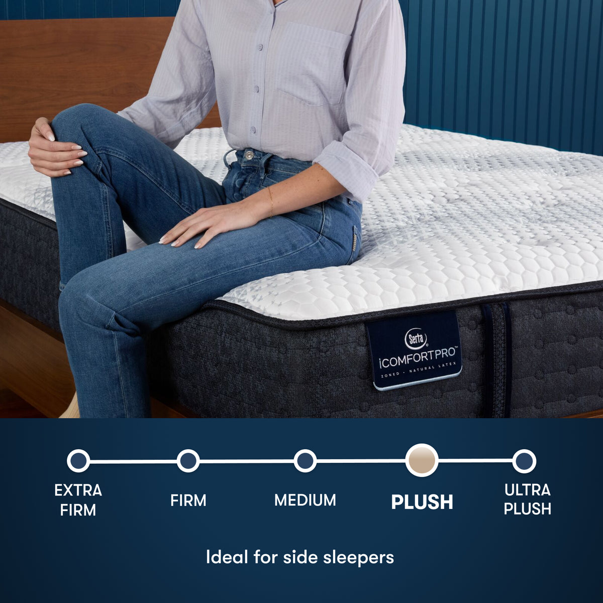 Serta iComfortPro Ambrose Plush Mattress comfort level: Plush