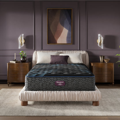 Beautyrest World Class Level 4 Plush Mattress in a bedroom