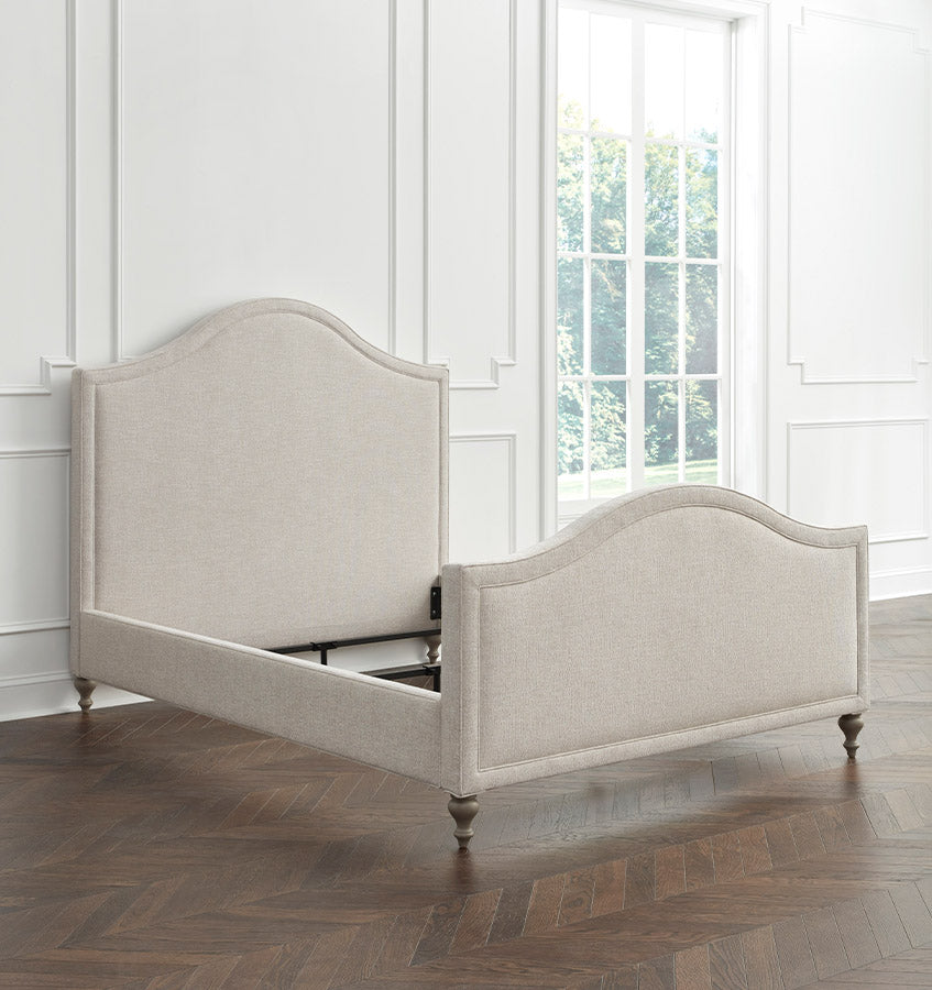 SFERRA Charlotte Upholstered Bed with Footboard - view 3