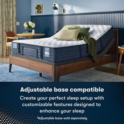 Serta iComfortPro Ambrose Firm Mattress on an adjustable base