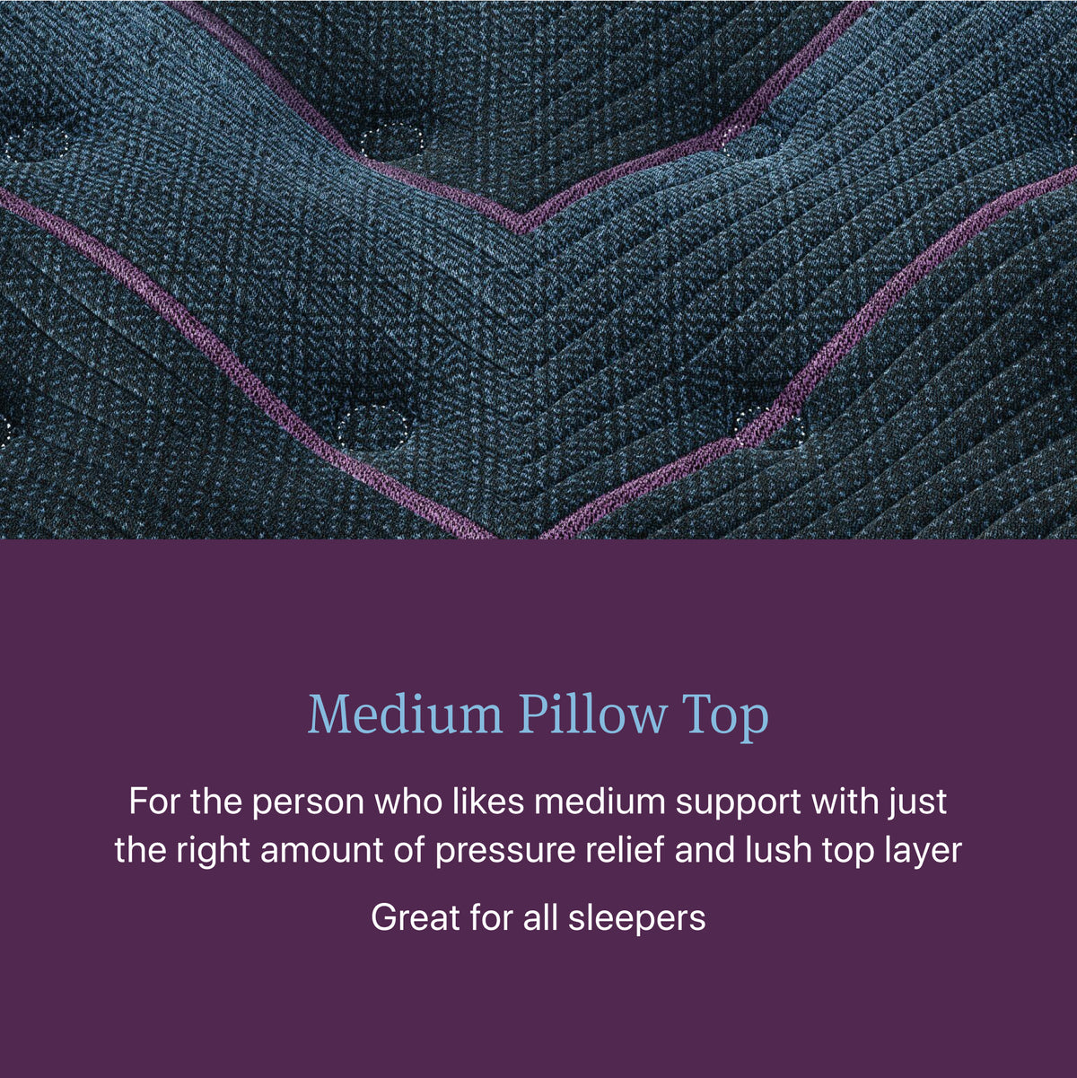 Beautyrest World Class Level 3 Medium Pillow Top Mattress comfort level: Medium