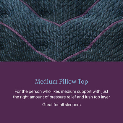 Beautyrest World Class Level 3 Medium Pillow Top Mattress comfort level: Medium