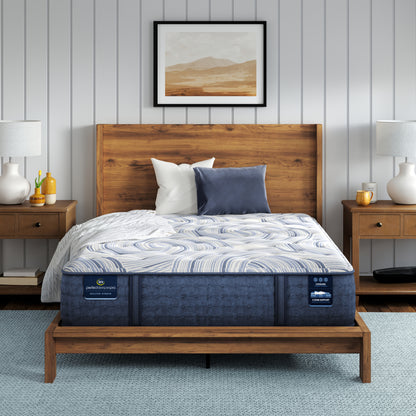 Serta Perfect Sleeper Pro Kensington Medium Mattress in a bedroom