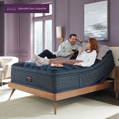 Beautyrest World Class mattress on an adjustable base in a bedroom
