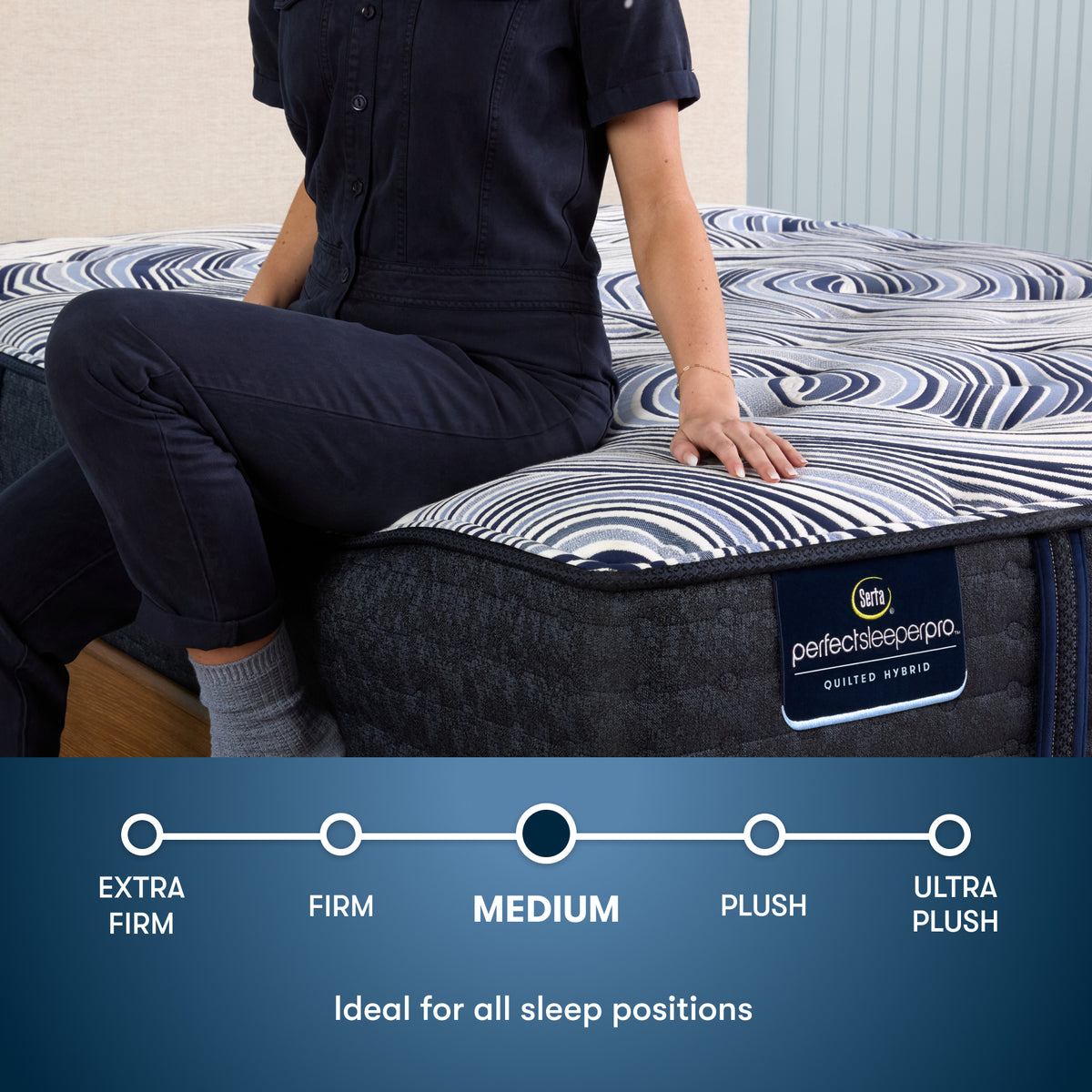 Serta Perfect Sleeper Pro Dublin Medium Mattress comfort level: Medium
