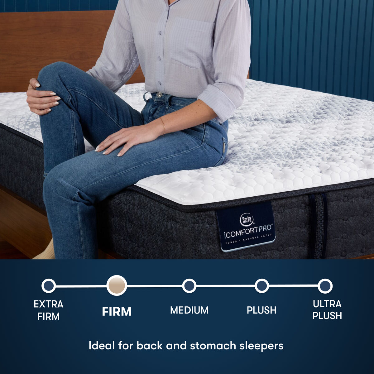 Serta iComfortPro Ambrose Firm Mattress comfort level: Firm