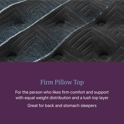 Beautyrest World Class Level 4 Firm Pillow Top Mattress comfort level: Firm