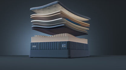 Stearns & Foster Legacy Firm Pillow Top II mattress, animation of the interior layers