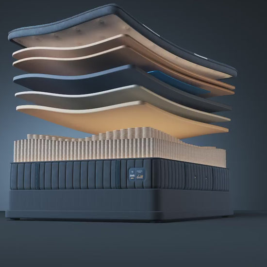 Stearns & Foster Estate Firm Pillow Top II mattress, animation of the interior layers