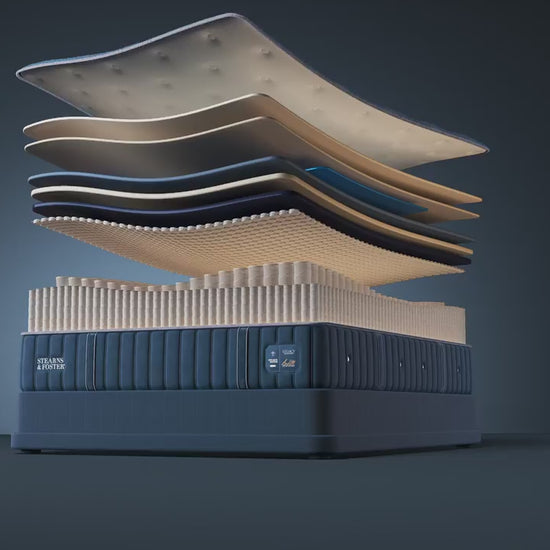 Stearns & Foster Legacy Ultra Firm Tight Top II mattress, animation of the interior layers