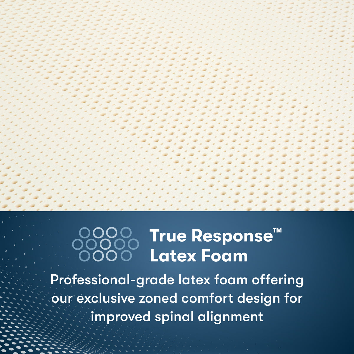 True Response Latex Foam in the Serta Perfect Sleeper Pro New Paris Medium Mattress