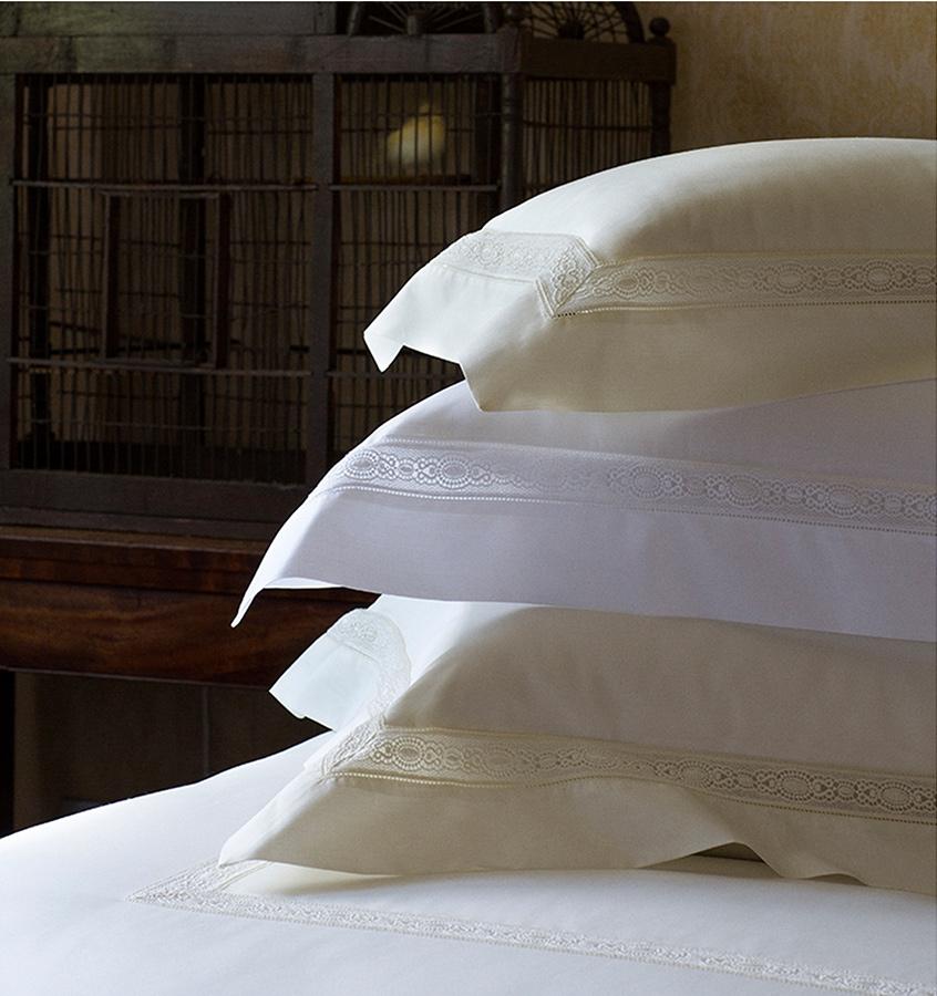 SFERRA Giza 45 Lace Sham - view 6