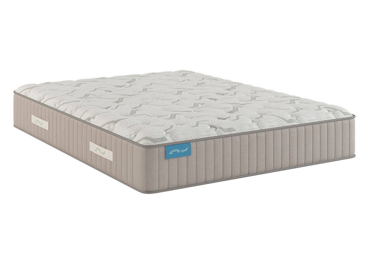 Sherwood Bedding Approachable Firm Tight Top mattress, three-quarter view
