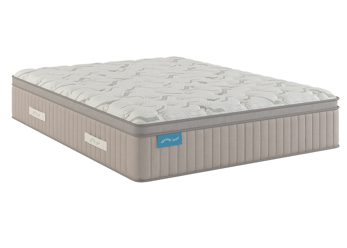 Sherwood Bedding Approachable Ultra Soft Euro Top mattress, three-quarter view