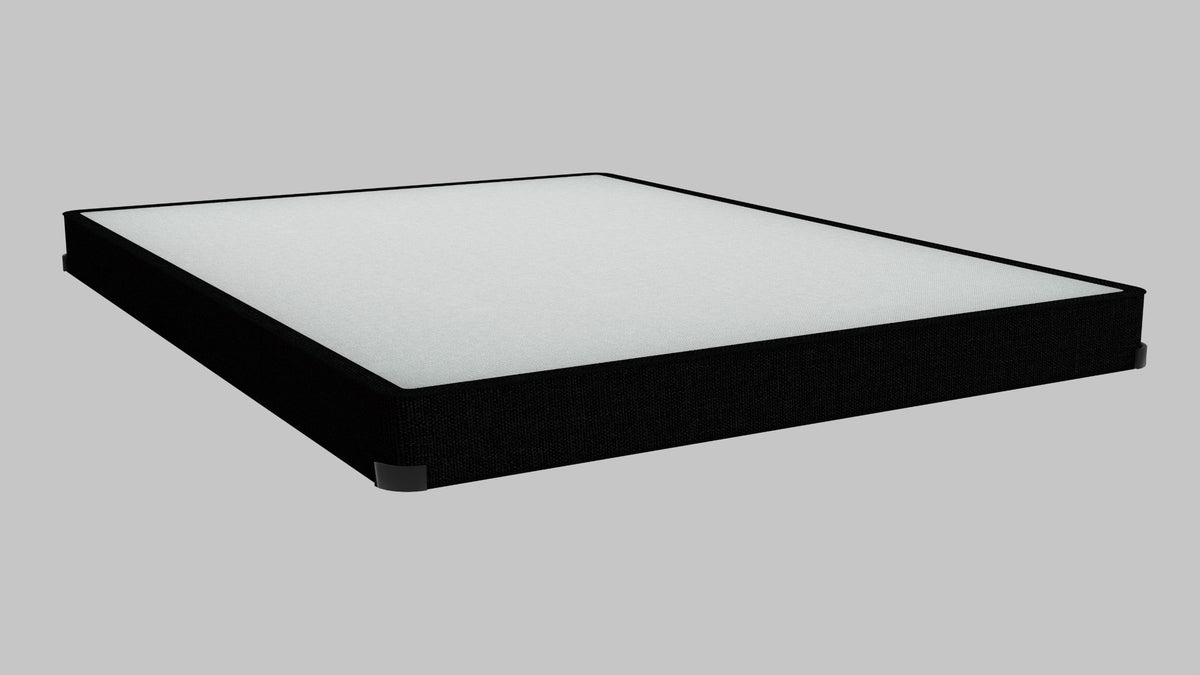 Sherwood Bedding 5-inch low profile foundation, three-quarter view