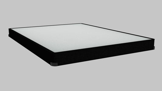 Sherwood Bedding 5-inch low profile foundation, three-quarter view
