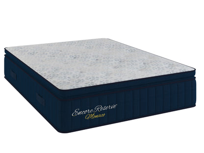 Sherwood Bedding Monaco 2.0 Soft Pillow Top mattress, three-quarter view
