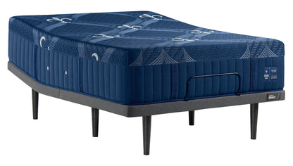 Stearns & Foster Estate Medium Hybrid II mattress on an adjustable base