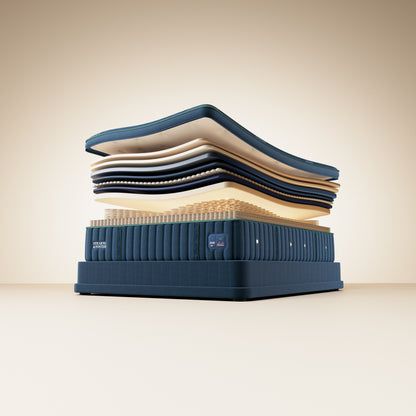 Stearns & Foster Reserve Firm Pillow Top II mattress, illustration of the interior layers