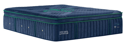 Stearns & Foster Reserve Firm Pillow Top II mattress, three-quarter view