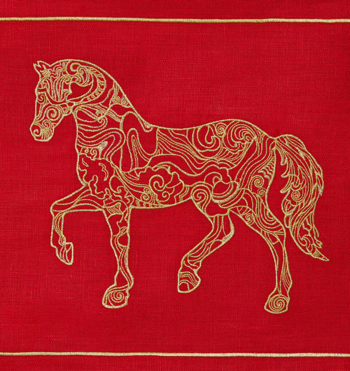 SFERRA Year of the Horse Decorative Pillow - view 6