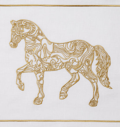 SFERRA Year of the Horse Decorative Pillow - view 5