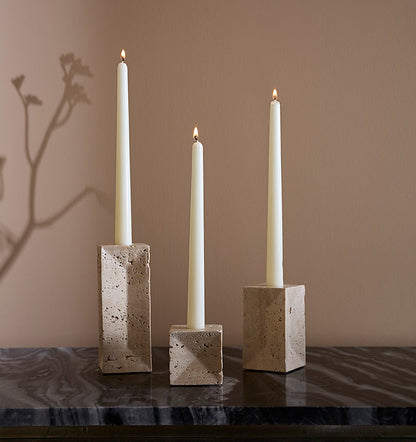 SFERRA Travertino Candle Holders - view 4