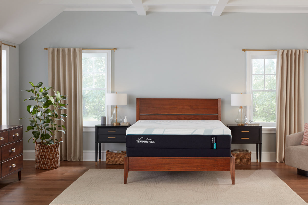 Tempur-Pedic Adapt 2.0 Medium mattress, in a styled bedroom