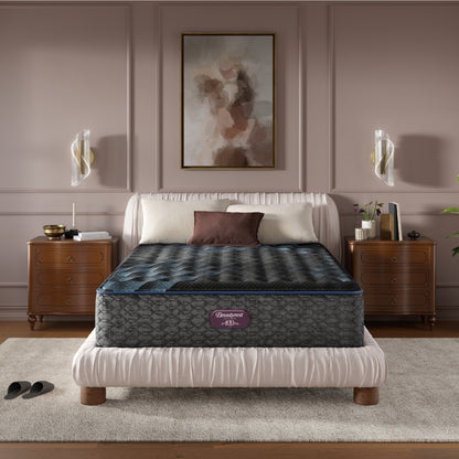 Beautyrest World Class Level 4 Medium Mattress in a bedroom