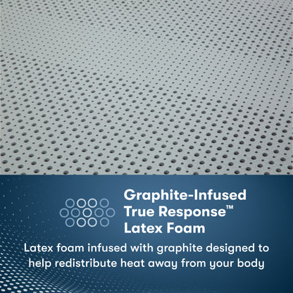 Graphite-infused True Response Latex Foam in the Serta Perfect Sleeper Pro Dublin Medium Mattress