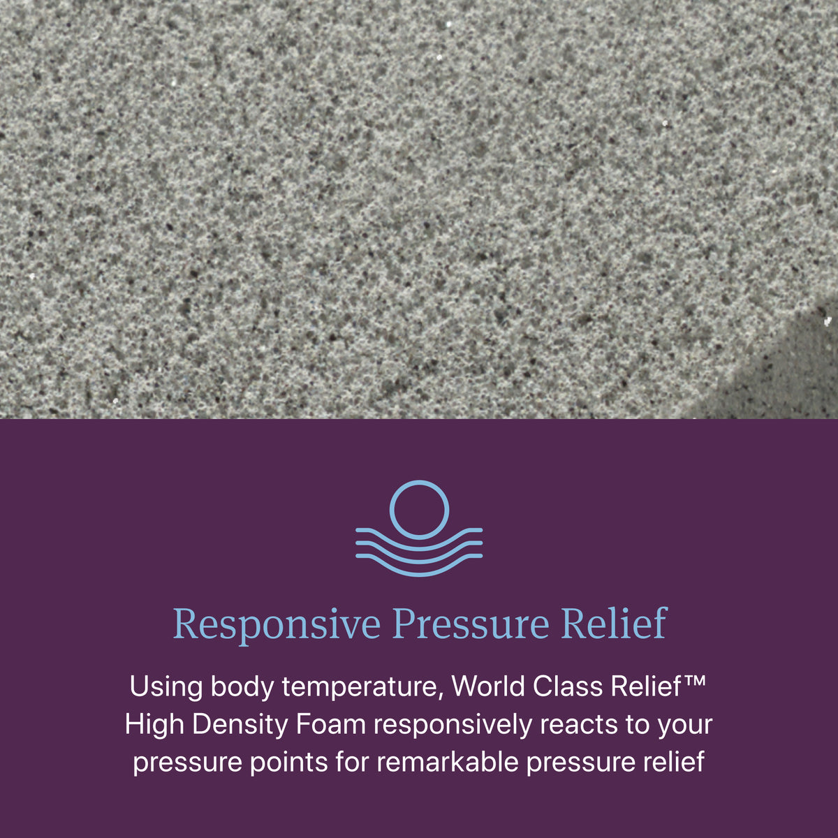 World Class Relief HD Foam in the Beautyrest World Class Level 4 Medium Mattress