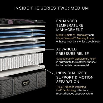 Beautyrest Black Series Two 15.5" Medium Mattress – image 2