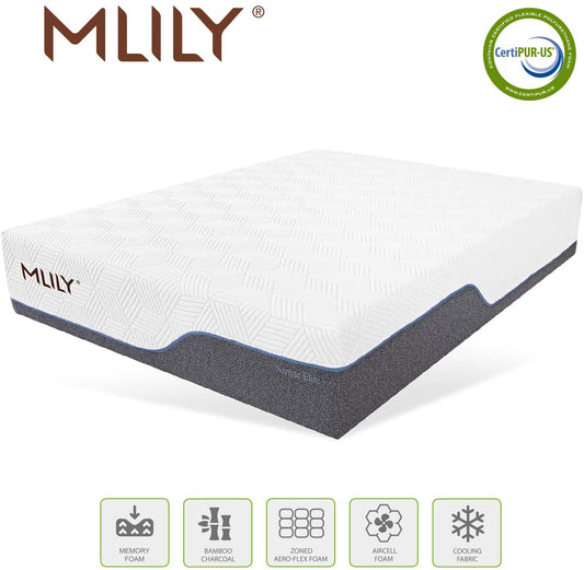 MLILY 13" SERENE ELITE MEMORY FOAM MATTRESS