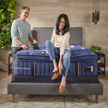 Stearns & Foster Lux Estate® 16" Medium Euro Pillow Top