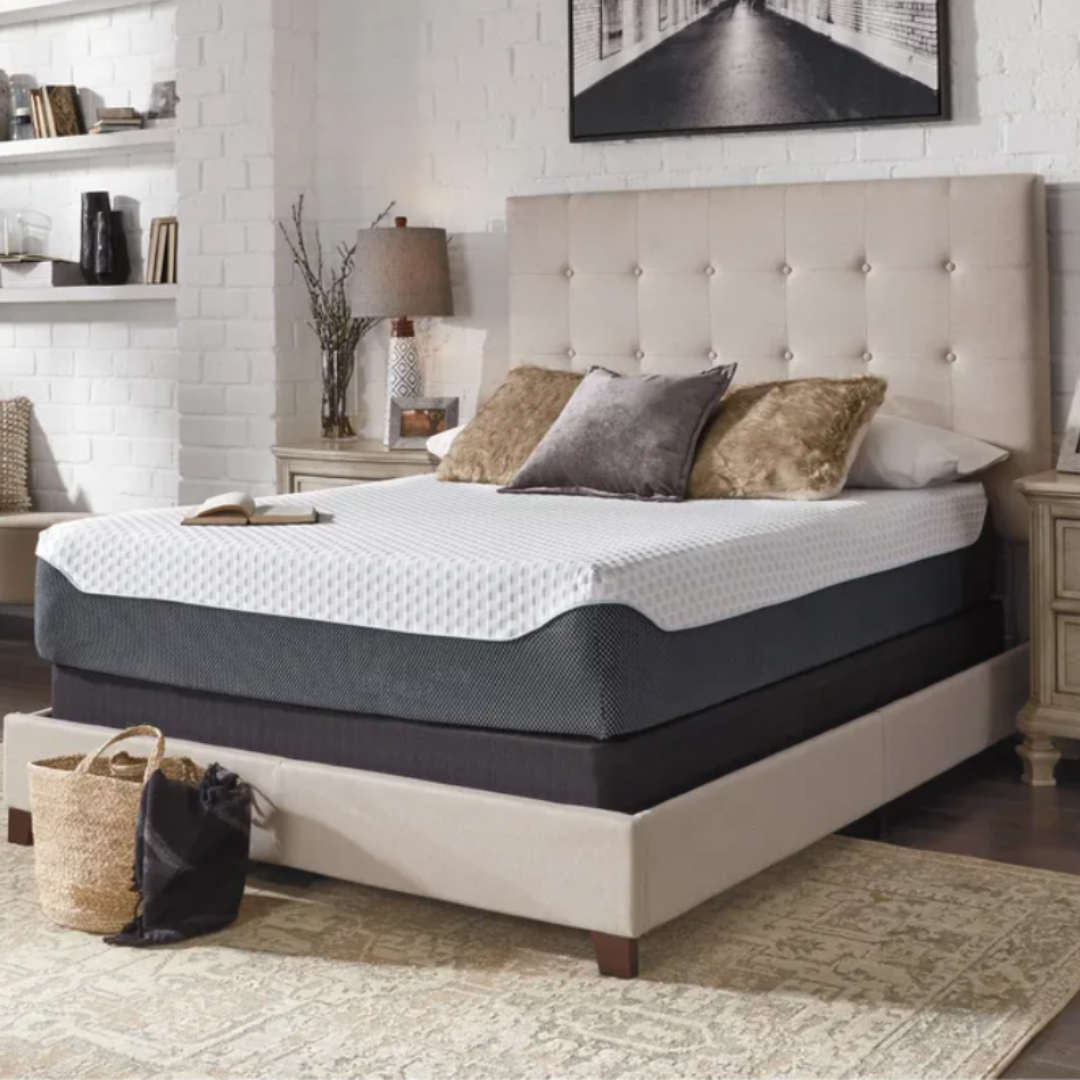 Ashley Chime Elite 12 inch Memory Foam Firm Bed in a Box Mattress