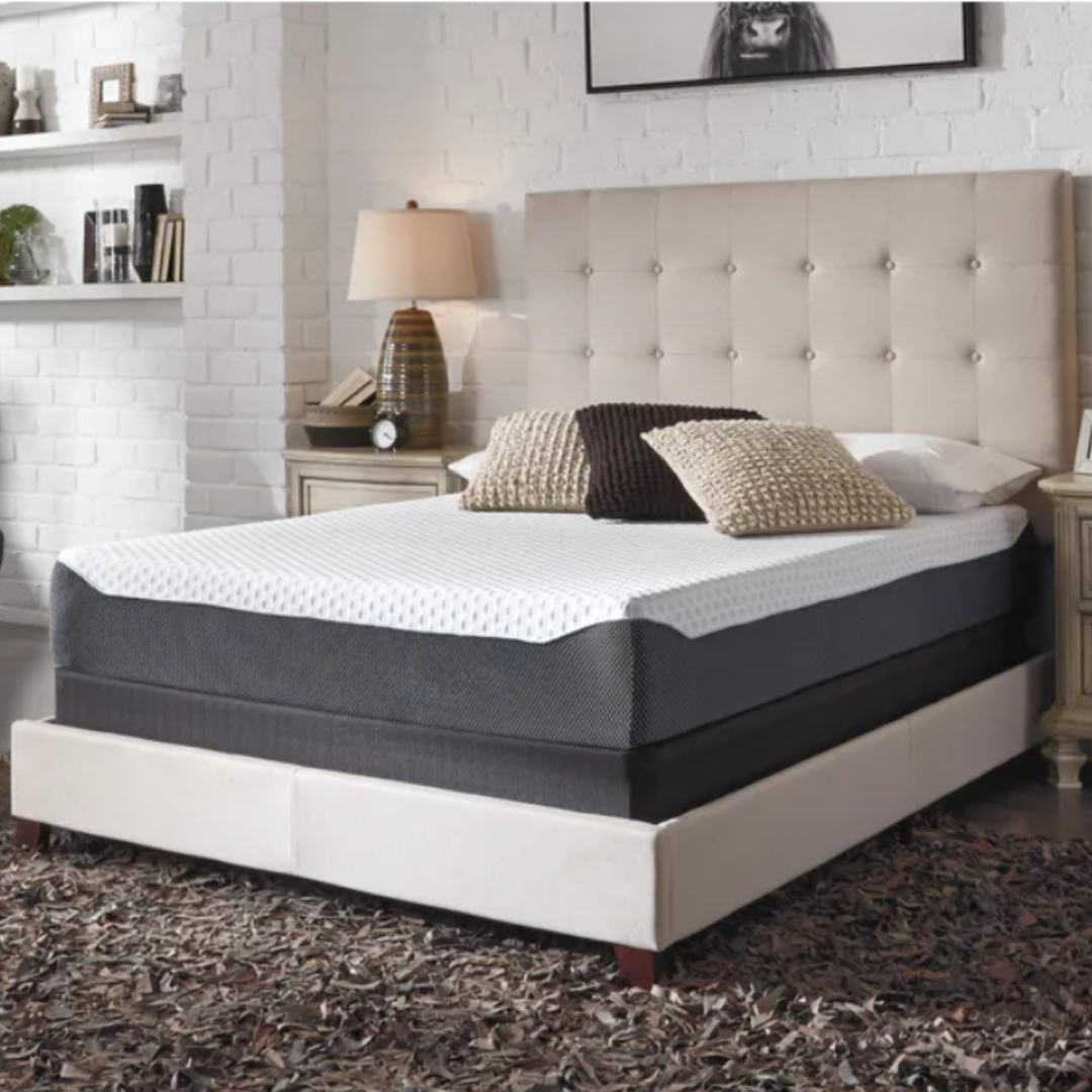 Ashley Chime Elite 10 inch Memory Foam Firm Bed in a Box Mattress