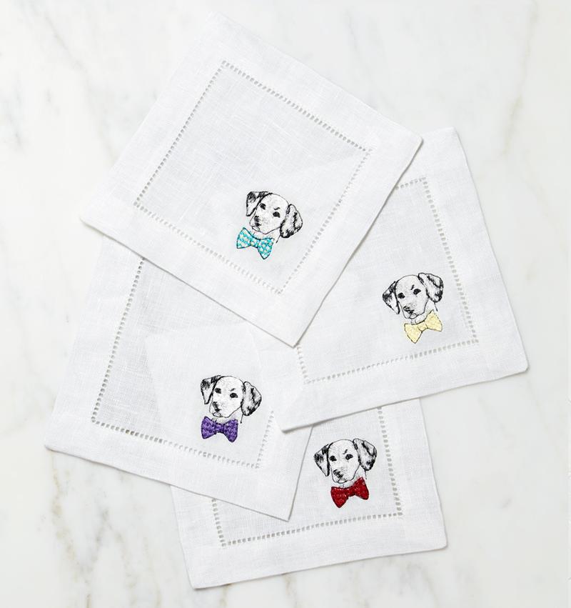 Sferra Cani Cocktail Napkin