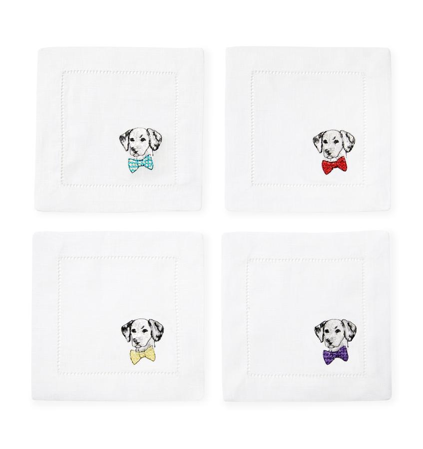 Sferra Cani Cocktail Napkin