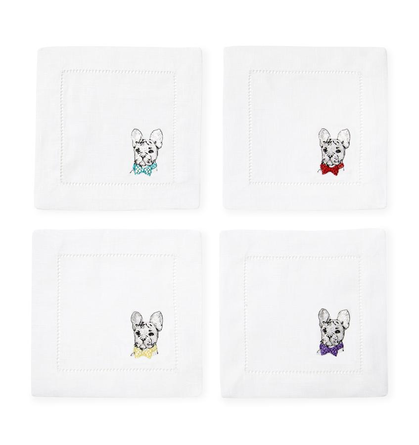 Sferra Cani Cocktail Napkin