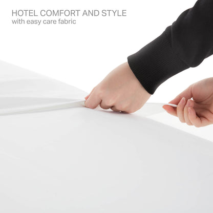 Weekender Hotel Flat Sheet, Full, White