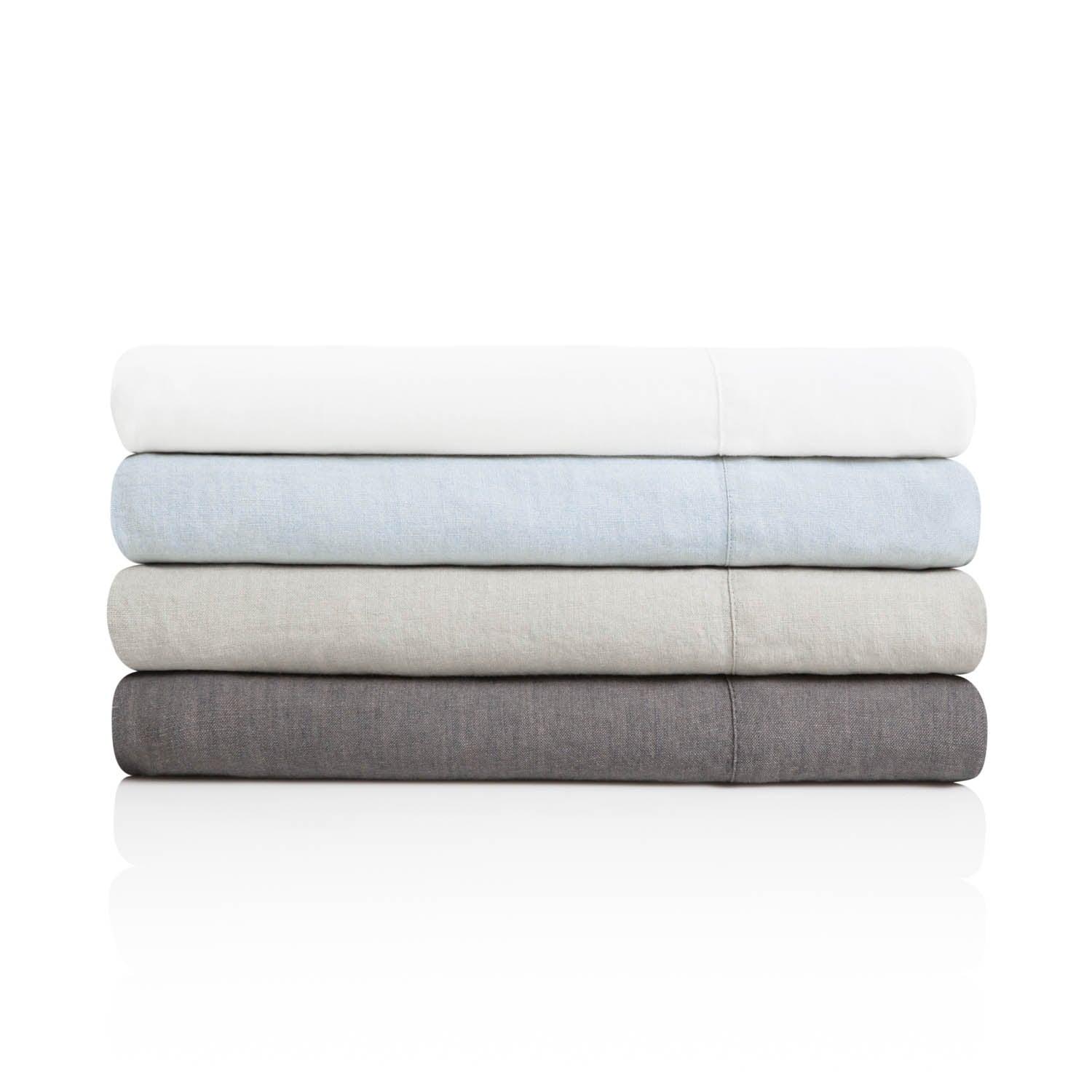 Malouf Woven French Linen Bed Sheet Set